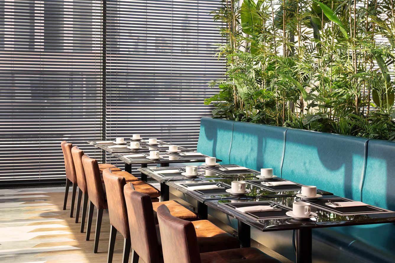 Rooftop terrace restaurant
